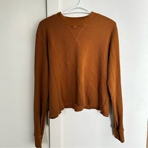 Mate the label Organic Thermal Boxy Crop - AMBER / L